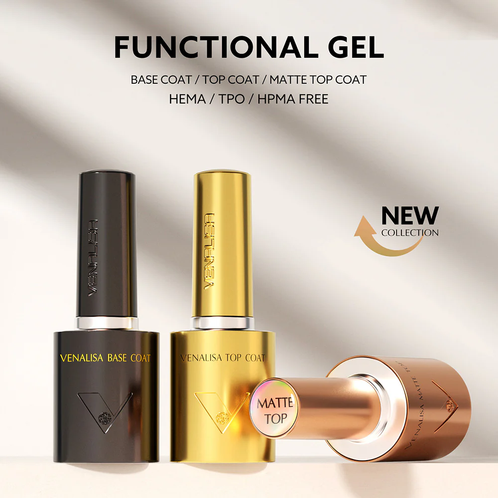 10ML Base Coat No-wipe Top Coat Matte Top Coat Set (3 pcs) TPO Free Hema Free - Image 2