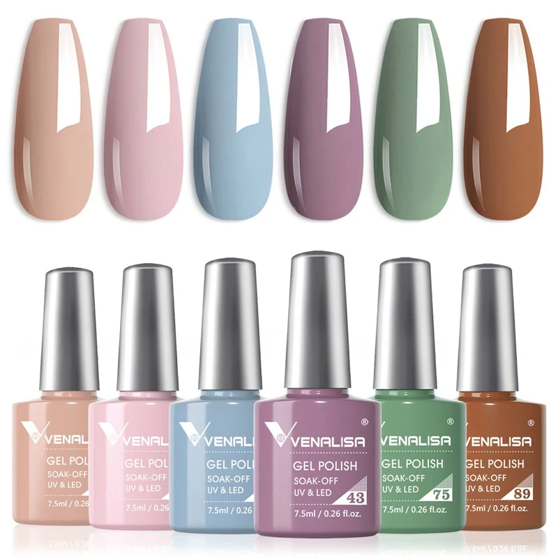 Milky Pastel- 6 Colors Gel Polish Set TPO Free Hema Free - Image 4
