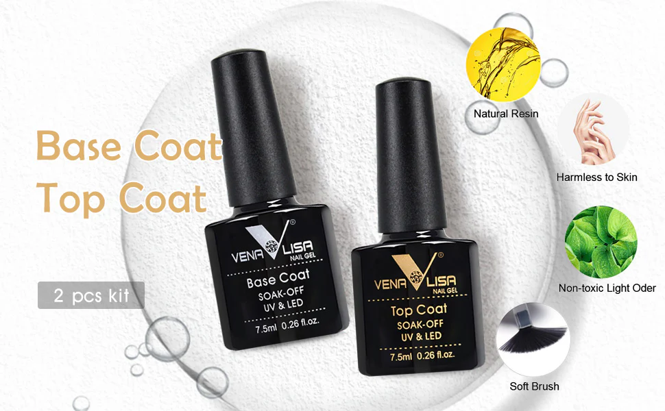 7.5ml Base & Top Coat Set- 2pcs - Image 3