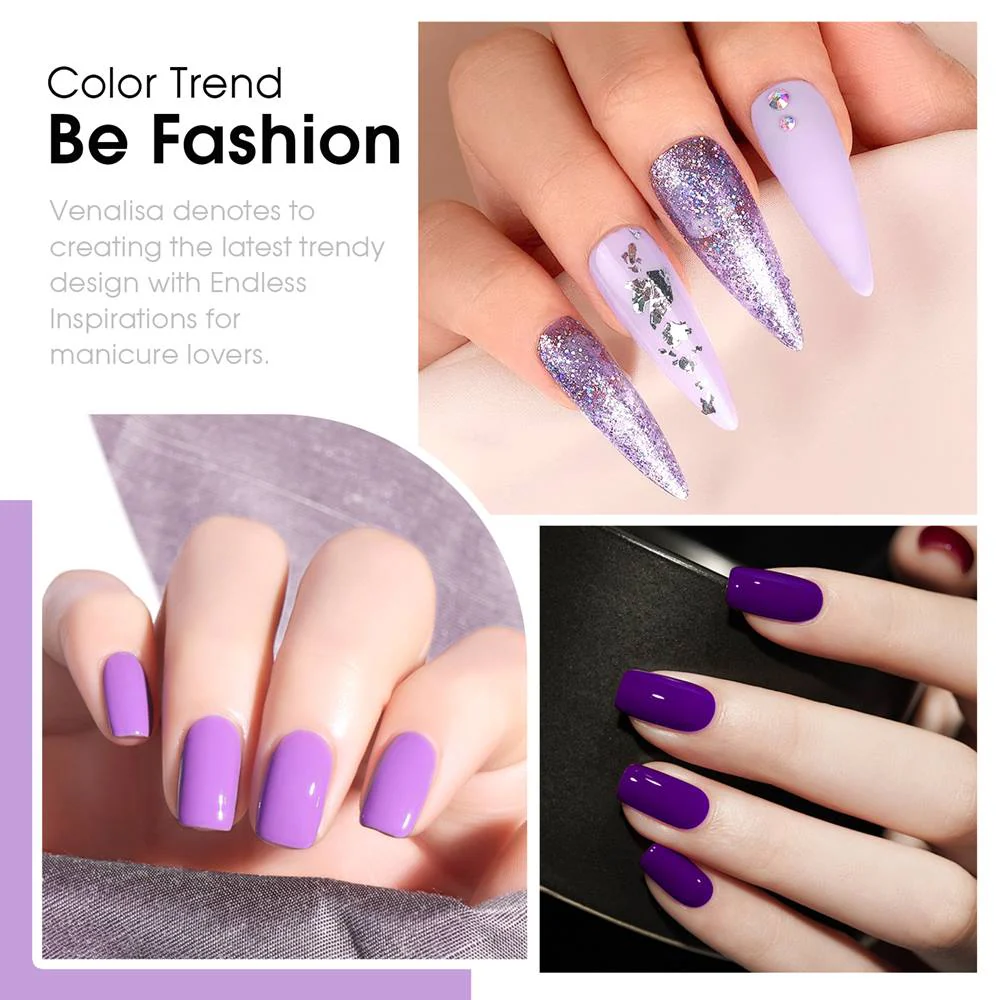 Amethyst Dream - Hema Free 6 Colors Gel Polish Set TPO Free Hema Free - Image 5