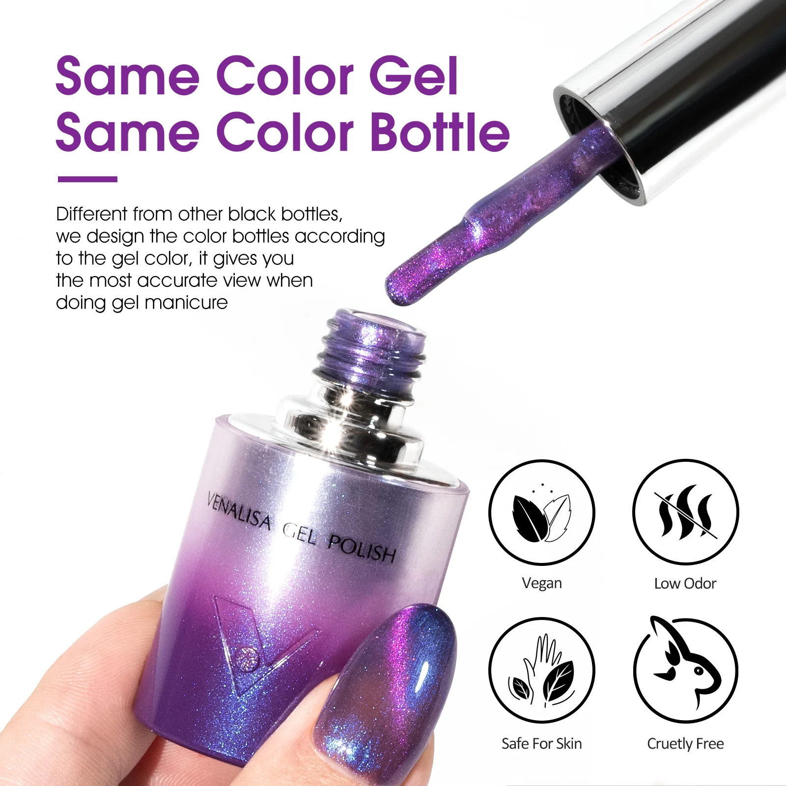 Aurora Cat Eye Gel Polish Set (10ML) TPO Free Hema Free - Image 6