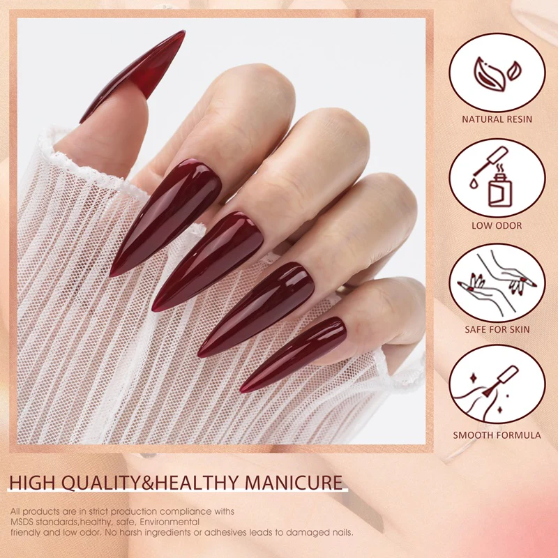 Brown Earth tones- Gel Polish 12 Colors Set TPO Free Hema Free - Image 4