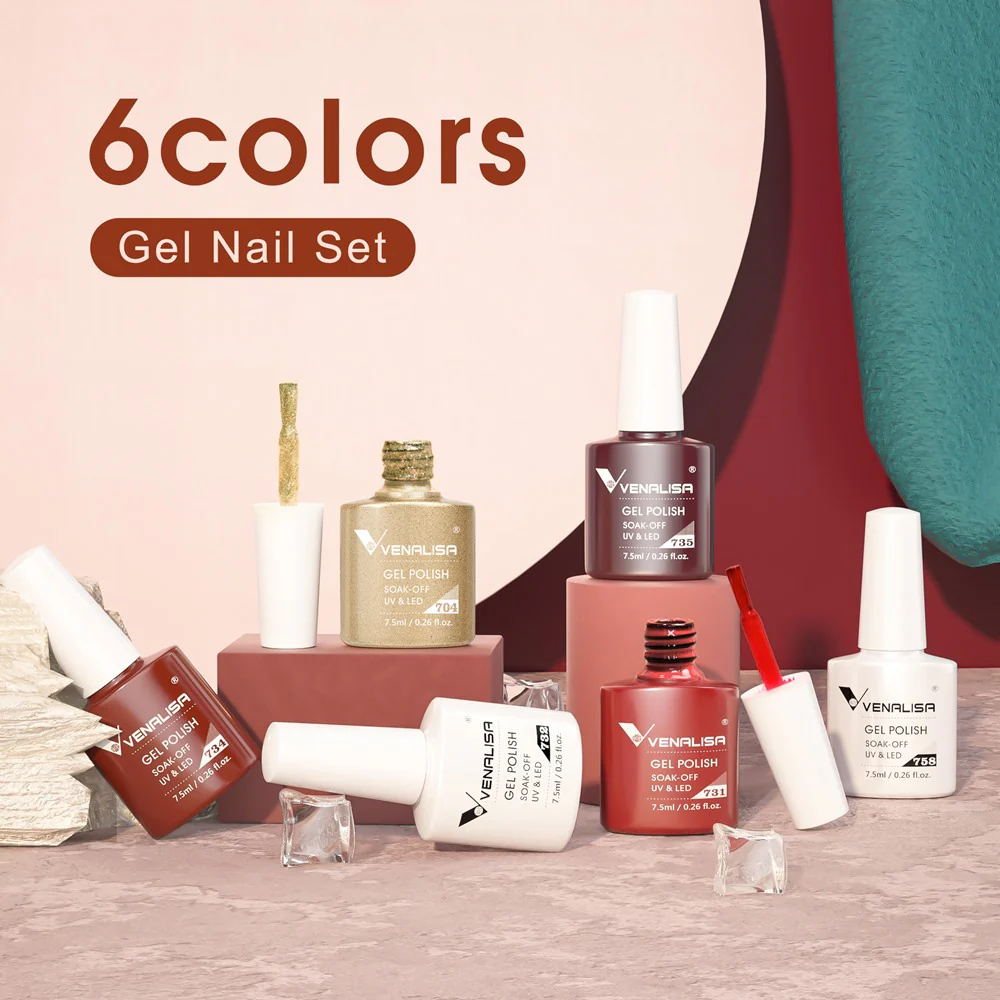 Christmas Eve- 6 Colors Gel Polish Set TPO Free Hema Free - Image 4