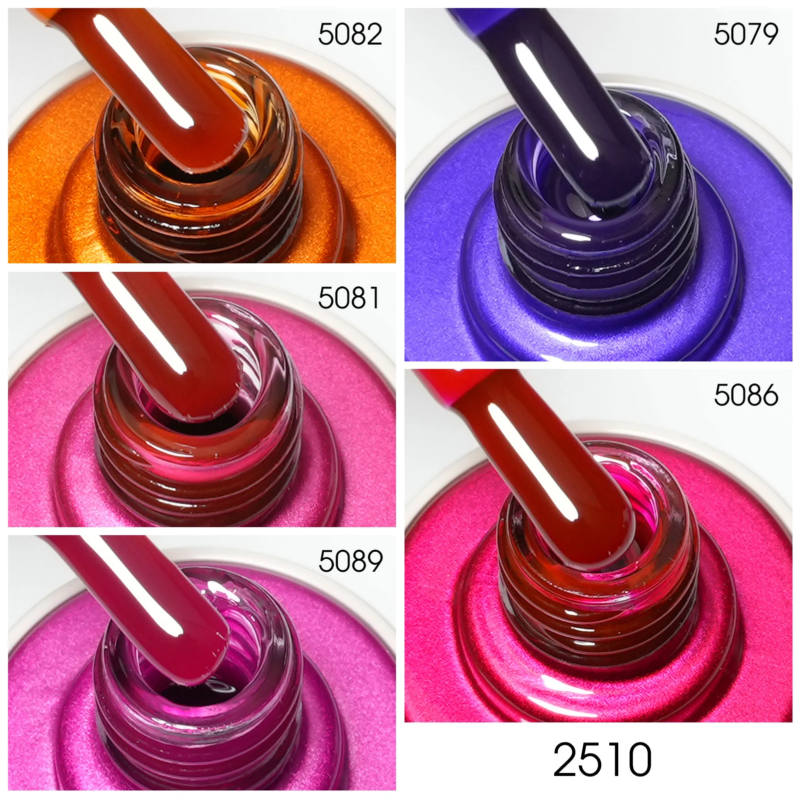 Fairy Drip- 5 Colors Gel Polish Set (With Nail Tips) TPO Free Hema Free - Image 5