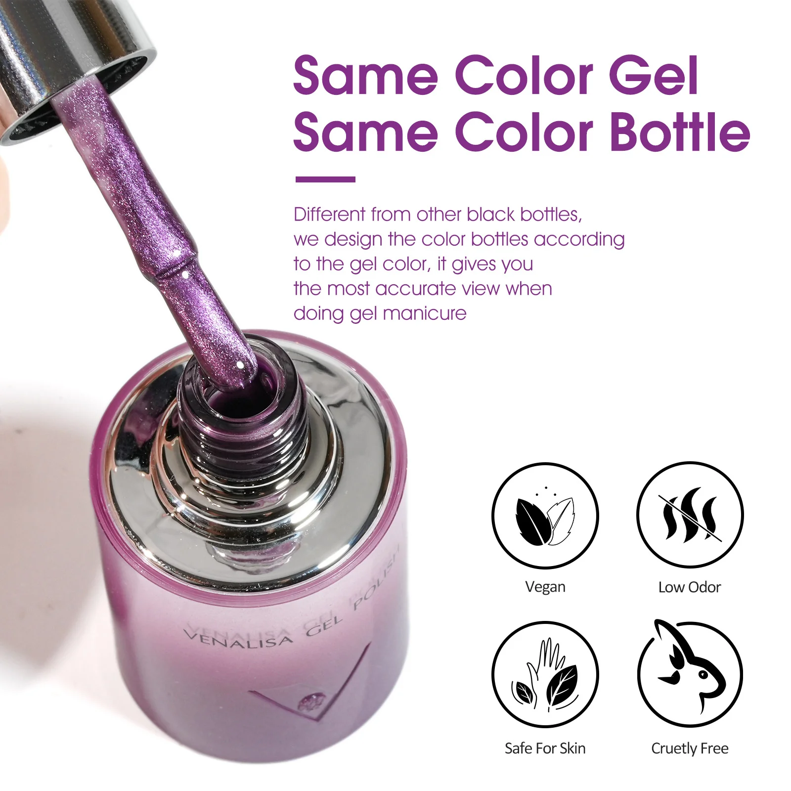 Galaxy Cat Eye Gel Polish Set (10ML) TPO Free Hema Free - Image 6