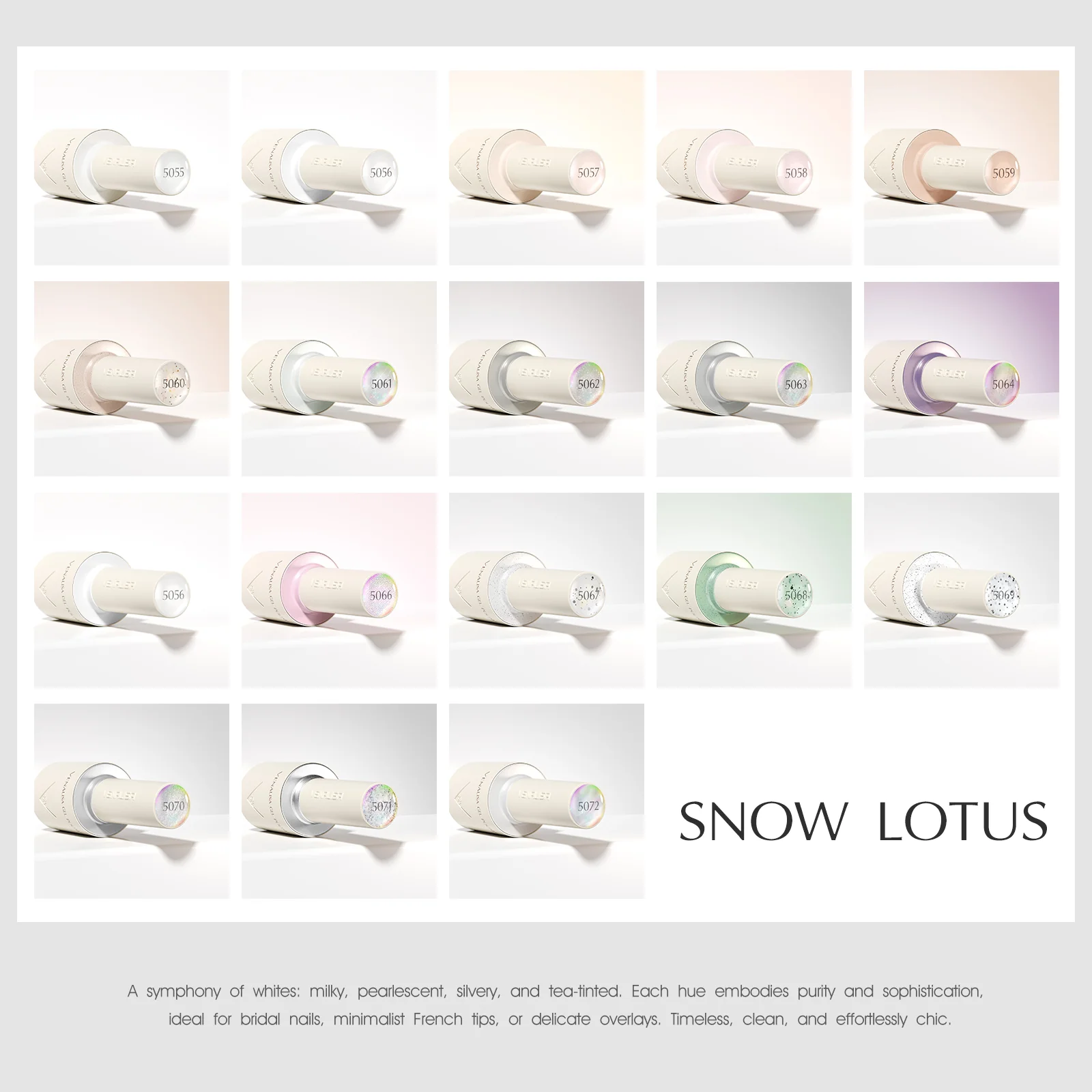 Nail Gel Polish 10ML SNOW LOTUS TPO Free Hema Free - Image 3