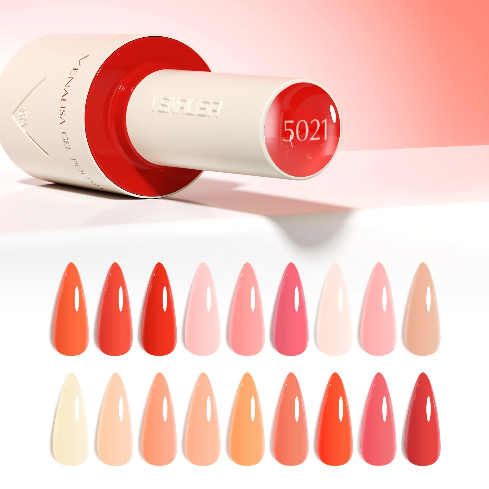 Nail Gel Polish 10ML PASSIONATE TOMATO TPO Free Hema Free