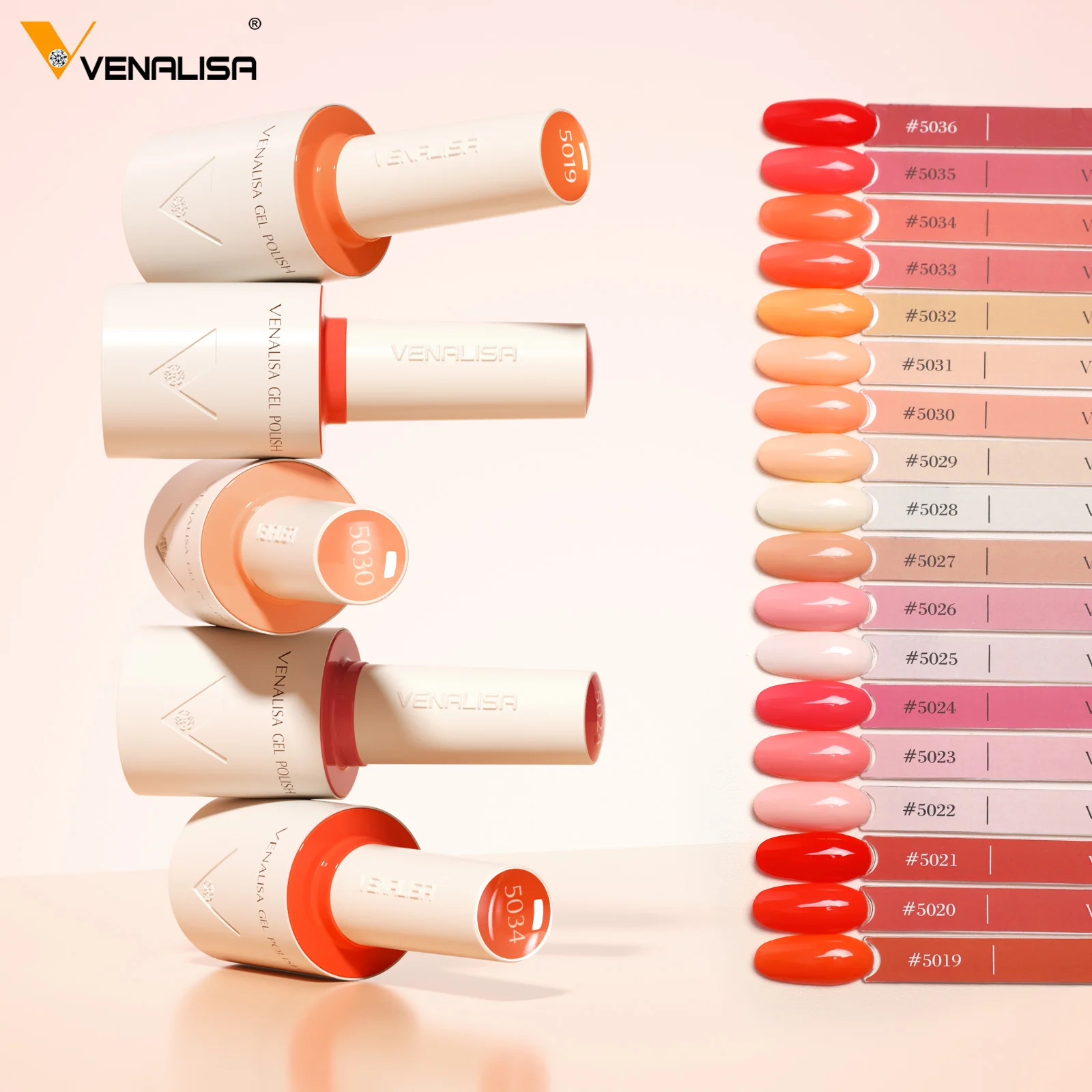 Nail Gel Polish 10ML PASSIONATE TOMATO TPO Free Hema Free - Image 2