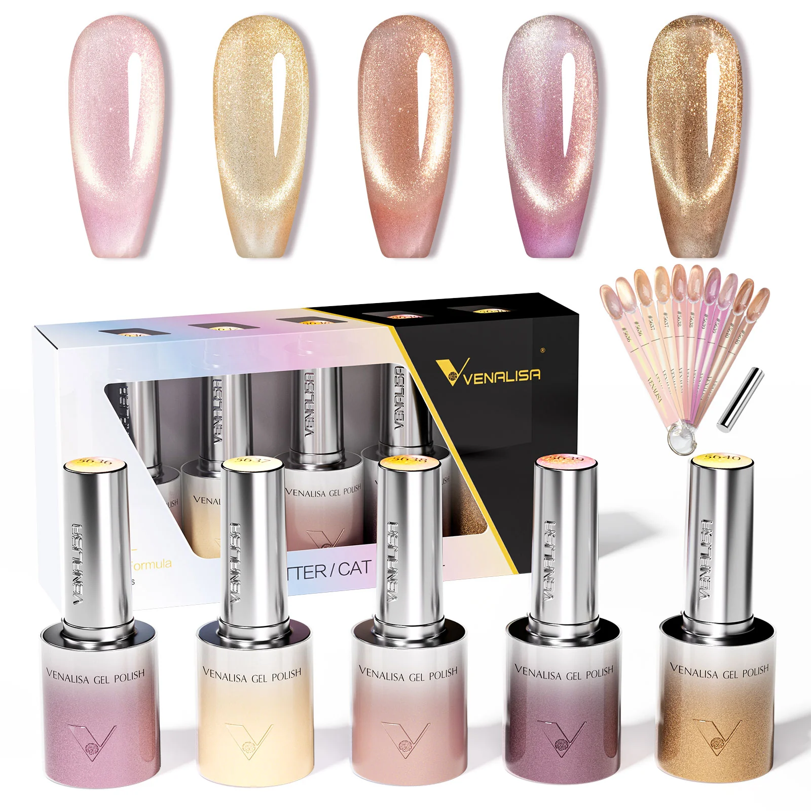 Moonlight Cat Eye Gel Polish Set (10ML) TPO Free Hema Free