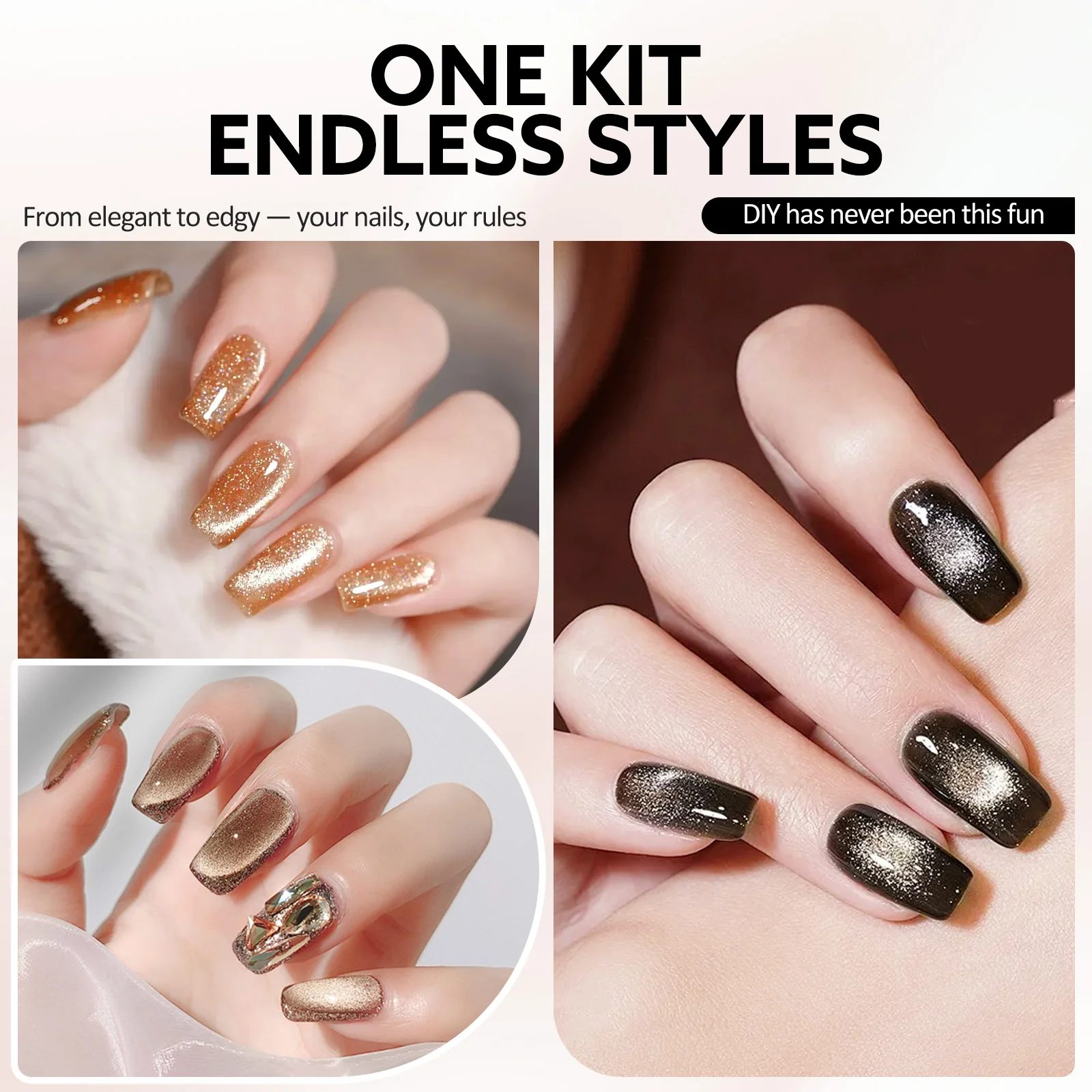 Mystic Cat Eye Gel Polish Set (10ML) TPO Free Hema Free - Image 4