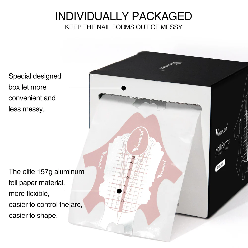 Nail Forms 300pcs/box - Image 9