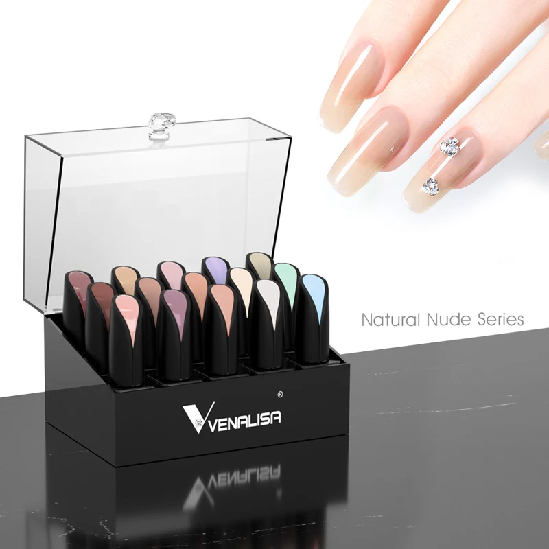 Natural Nude Series Classic Gel Nail Polish Kit 15pcs/ Set - Image 6