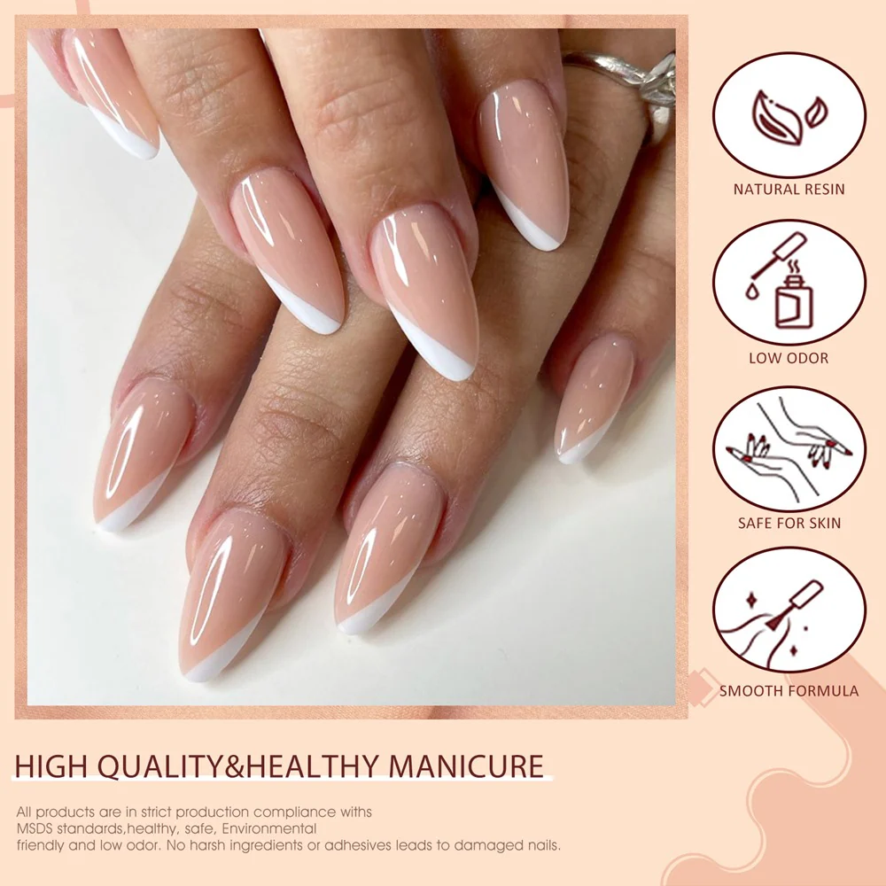Nude Brown- 6 Colors Gel Polish Set TPO Free Hema Free - Image 6
