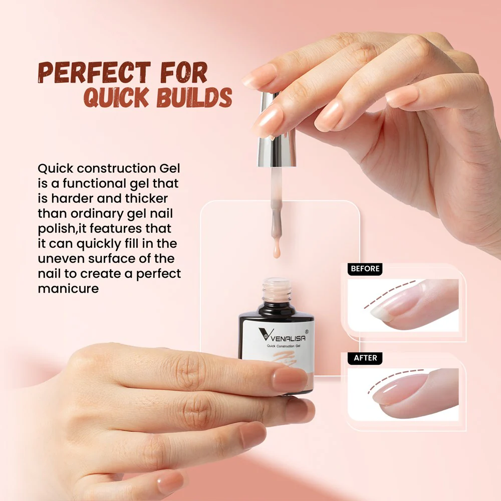 Quick Construction Gel 6 Colors Set TPO Free Hema Free - Image 4