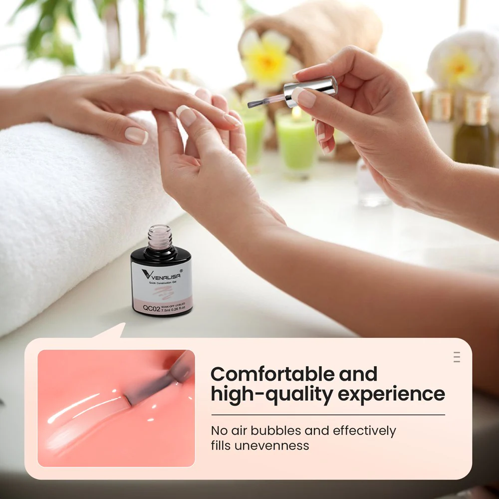 Quick Construction Gel 6 Colors Set TPO Free Hema Free - Image 5