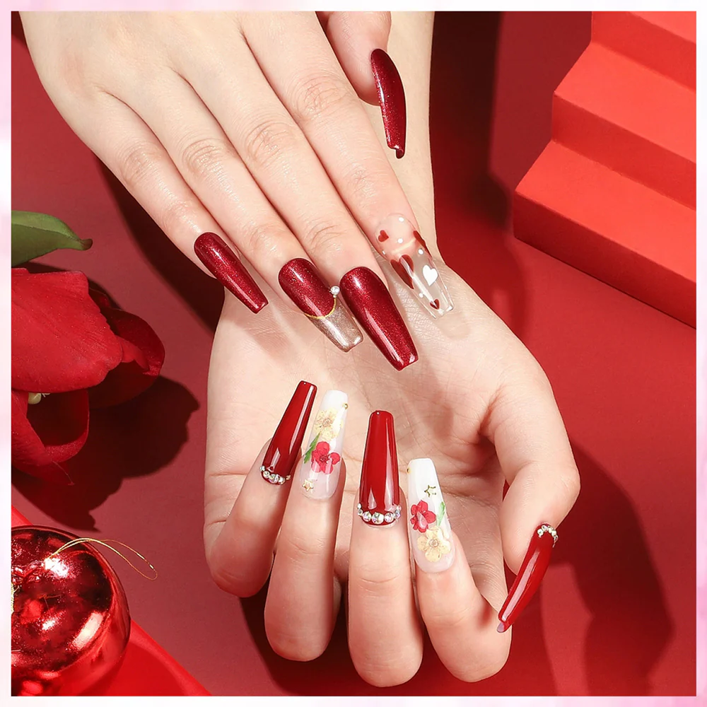 Red Elegance- Gel Polish 12 Colors Set TPO Free Hema Free - Image 6
