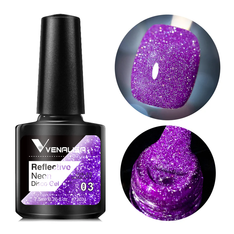 Reflective Neon Disco Gel TPO Free Hema Free - Image 4