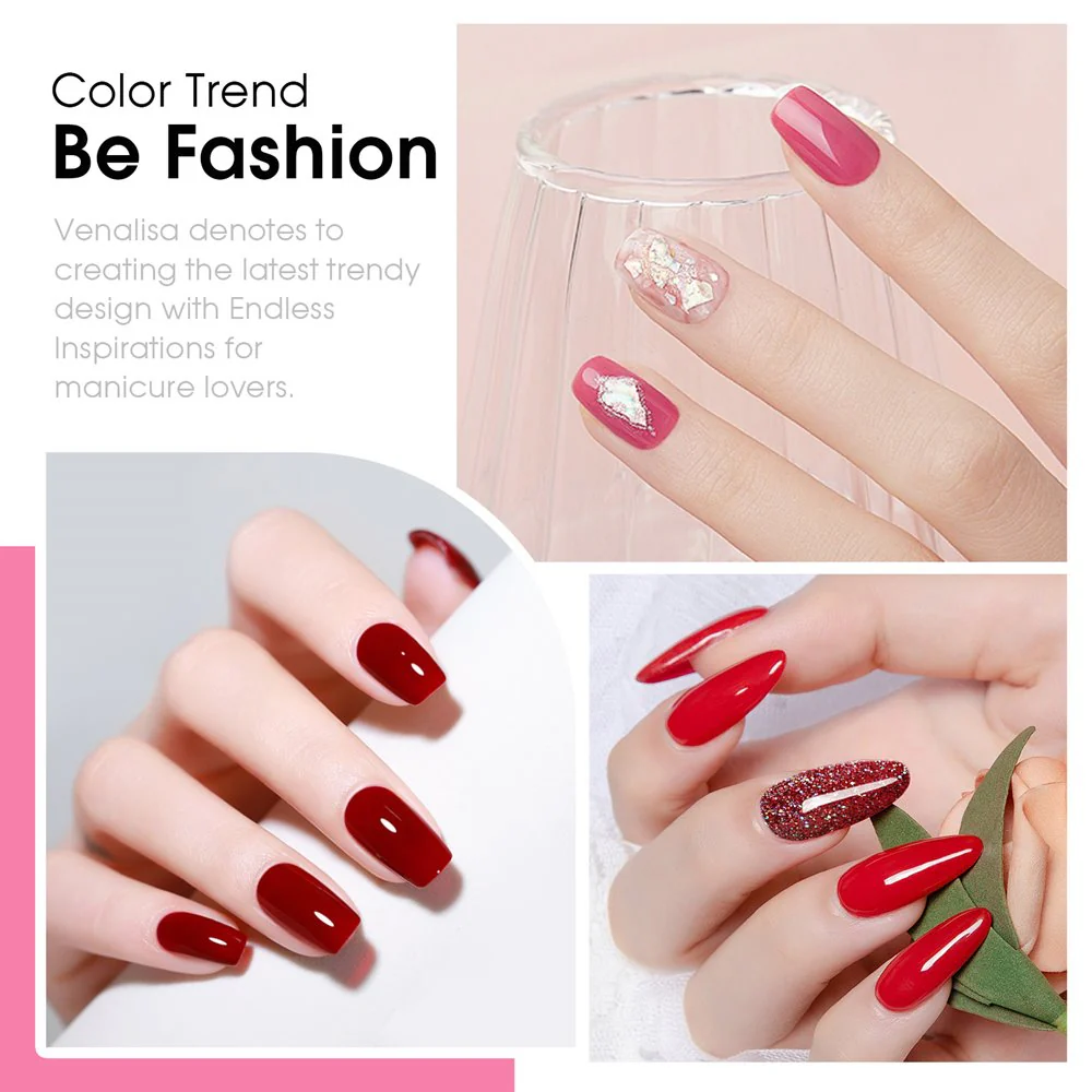 Scarlet Rose - Hema Free 6 Colors Gel Polish Set TPO Free Hema Free - Image 5