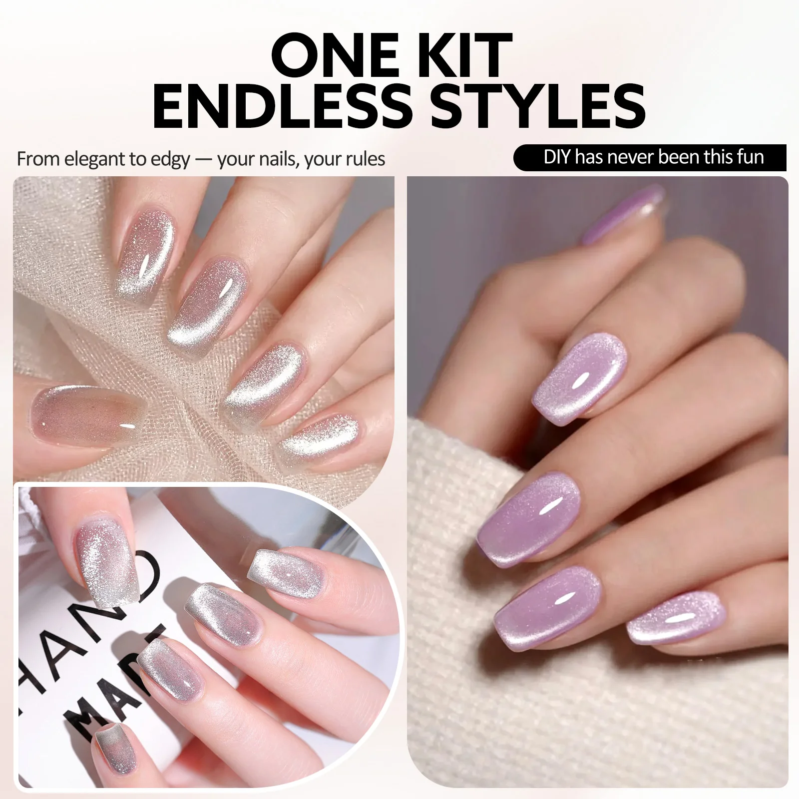 Shimmer Cat Eye Gel Polish Set (10ML) TPO Free Hema Free - Image 4