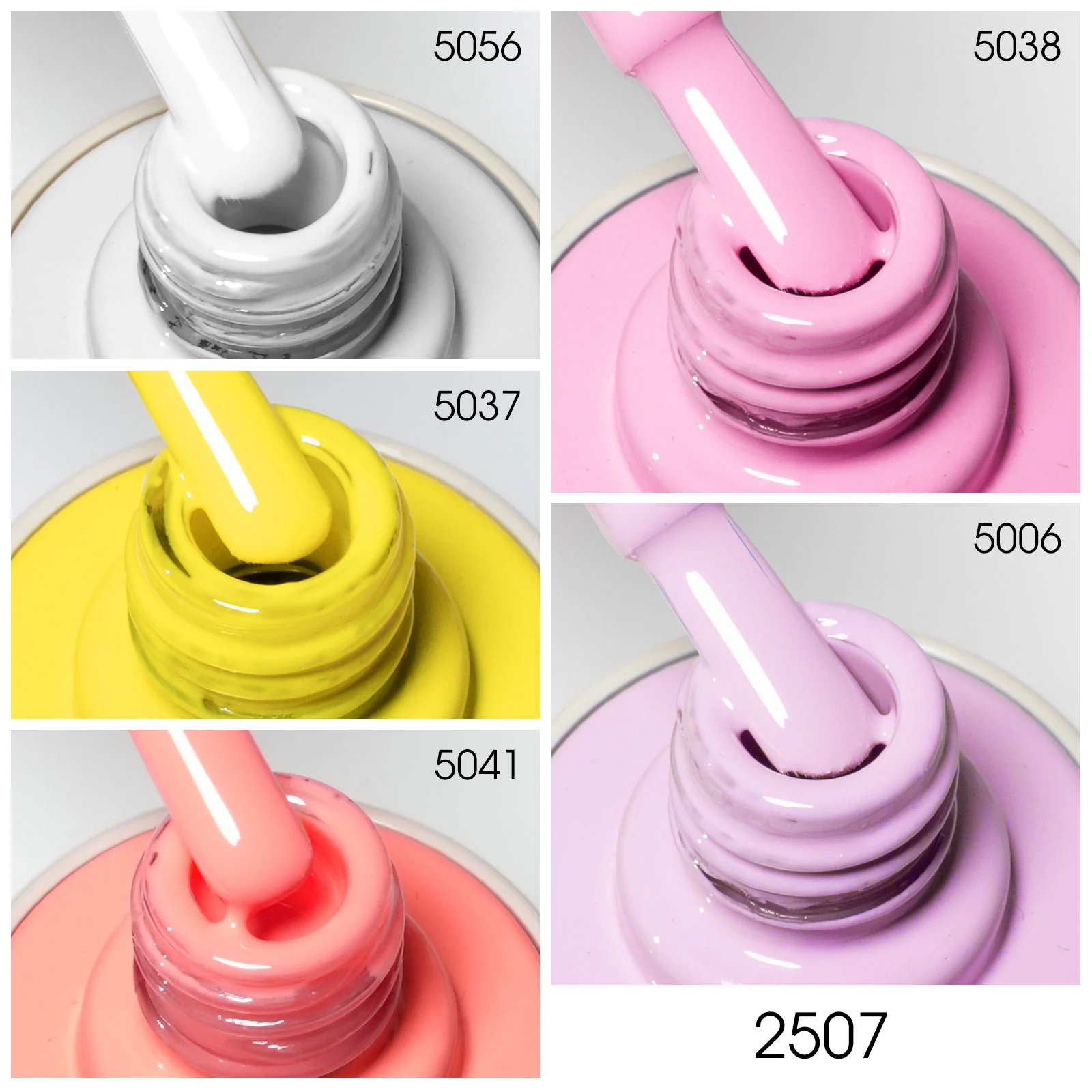 Sugar Bloom- 5 Colors Gel Polish Set (With Nail Tips) TPO Free Hema Free - Image 5