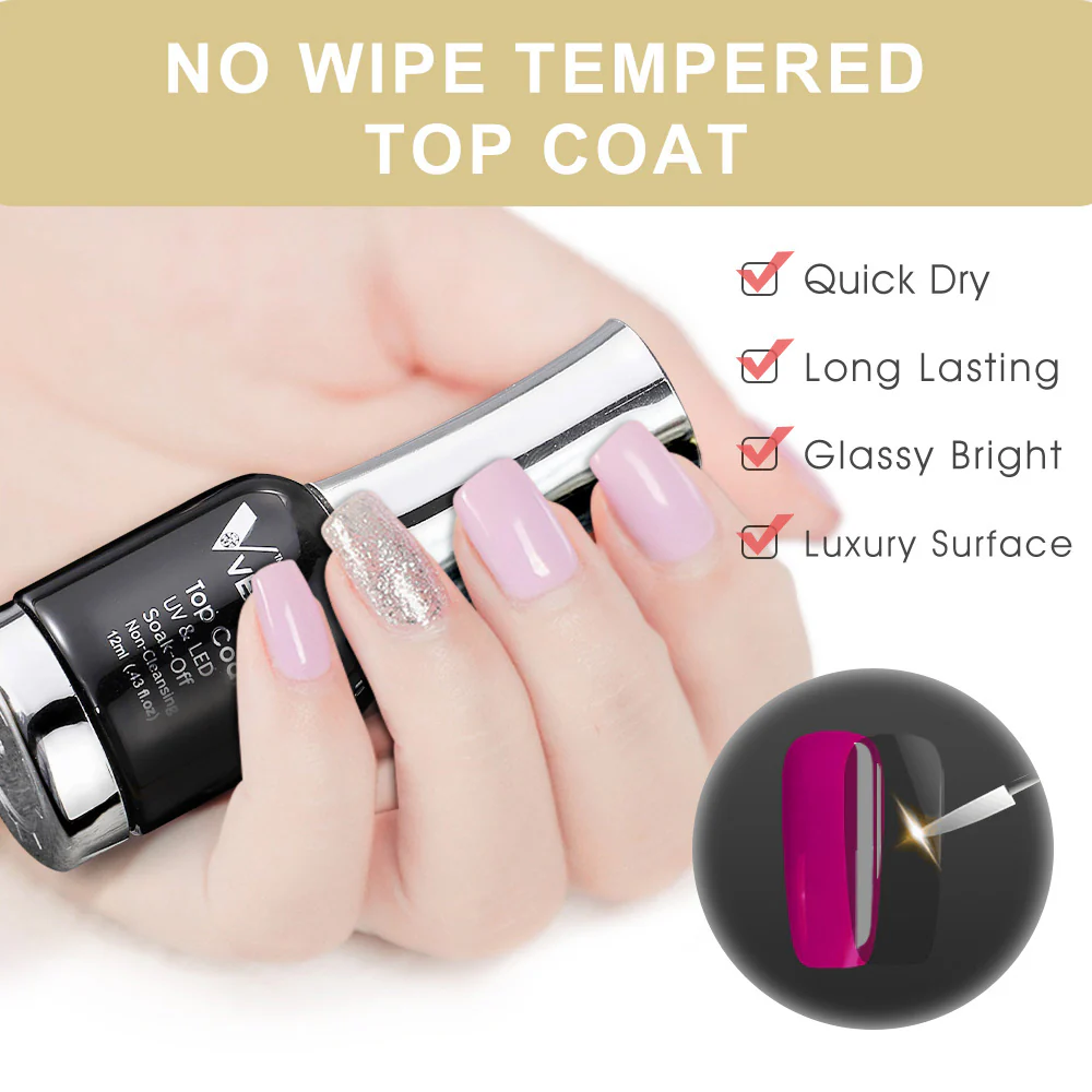 Tempered Top Coat 12ml TPO Free Hema Free - Image 4