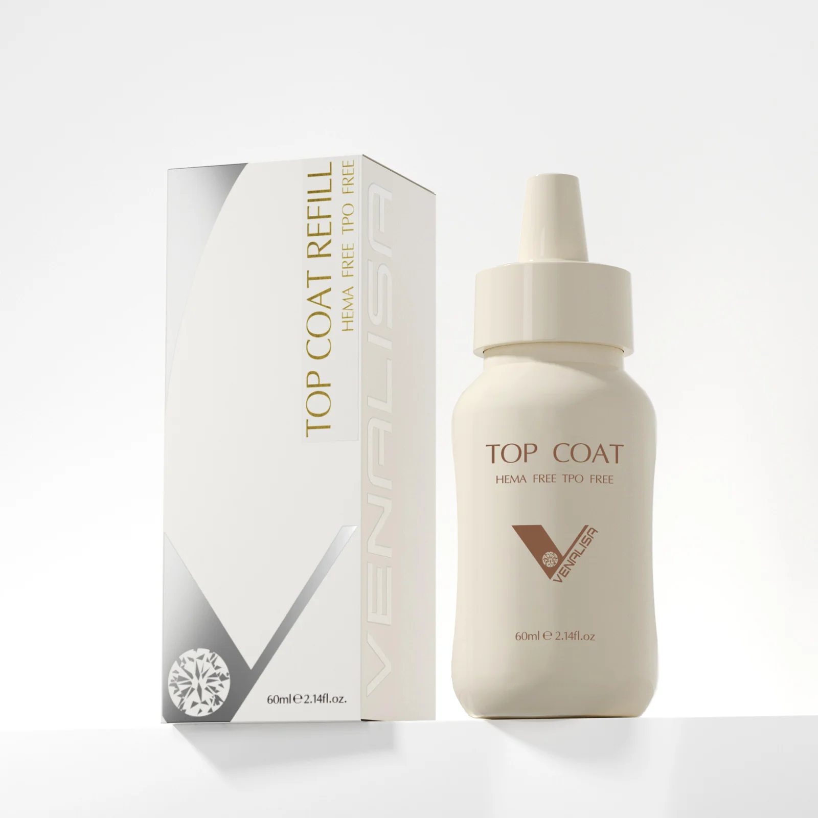 Top Coat 60ML TPO Free Hema Free - Image 2