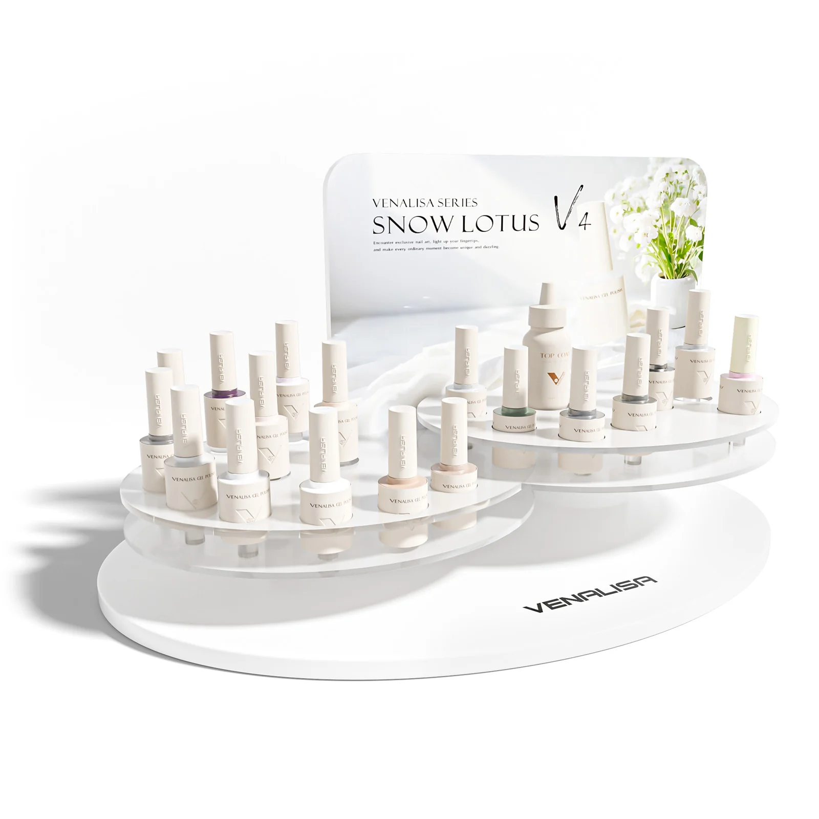 V4 Gel Polish Set 22 Pcs With Color Card TPO Free Hema Free - Image 3