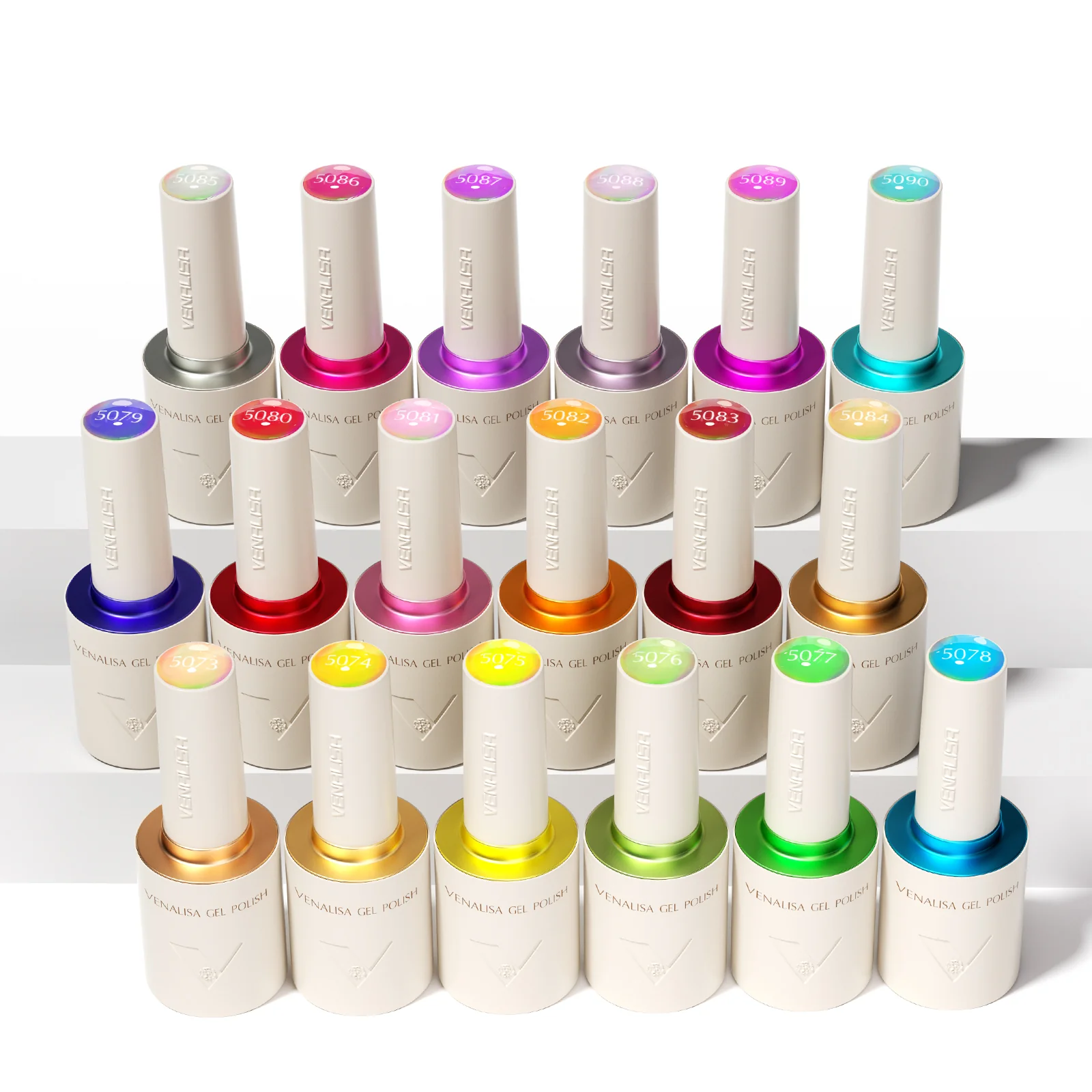 V5 Gel Polish Set 22 Pcs With Color Card (Semi-transparent Color) TPO Free Hema Free - Image 4