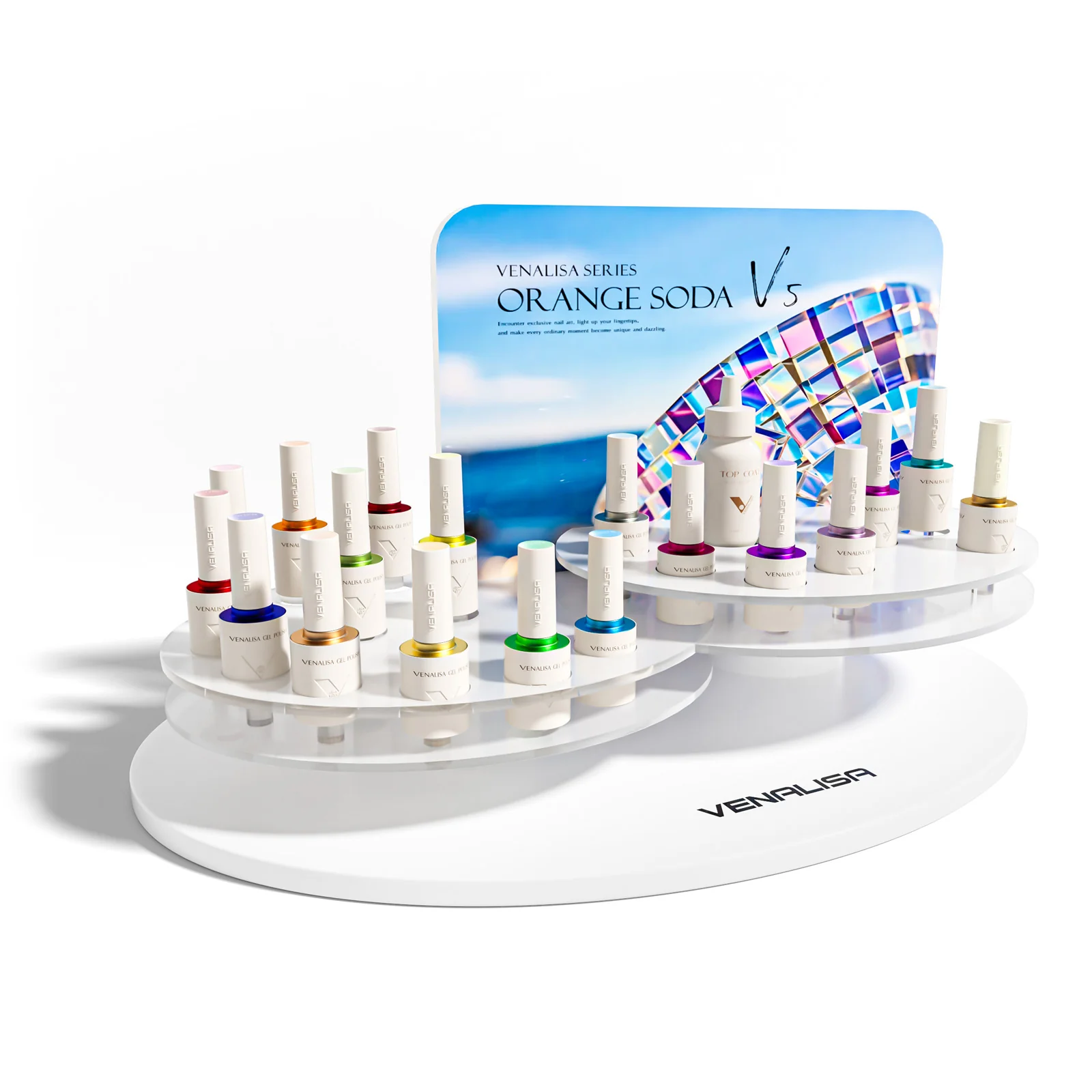 V5 Gel Polish Set 22 Pcs With Color Card (Semi-transparent Color) TPO Free Hema Free - Image 5