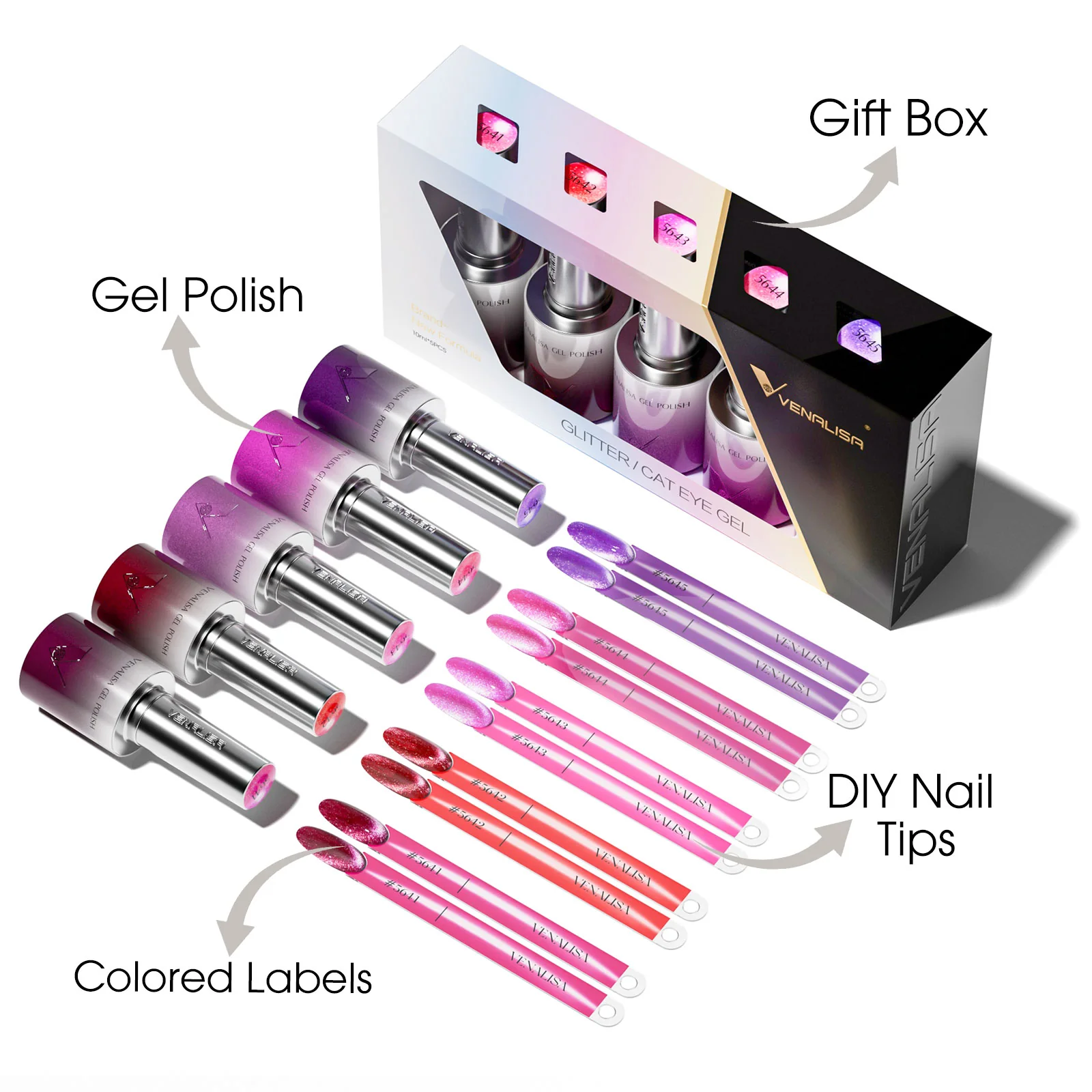 Velvet Cat Eye Gel Polish Set (10ML) TPO Free Hema Free - Image 3
