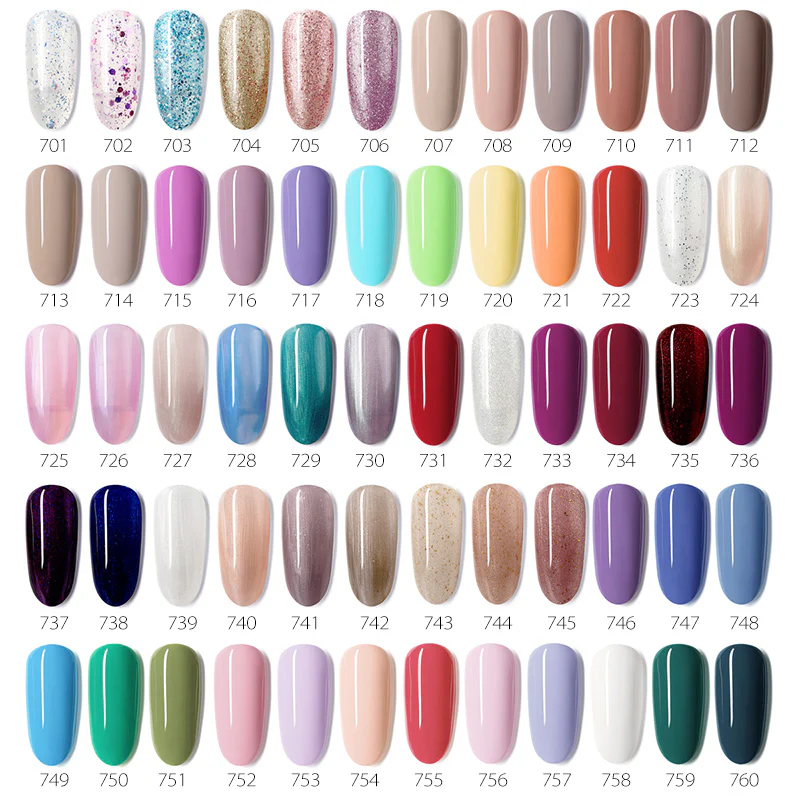 VIP3 Gel Polish Kit 60 Colors TPO Free Hema Free - Image 3